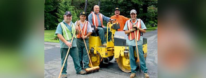 Highway department crew