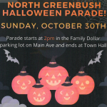 Halloween parade flyer